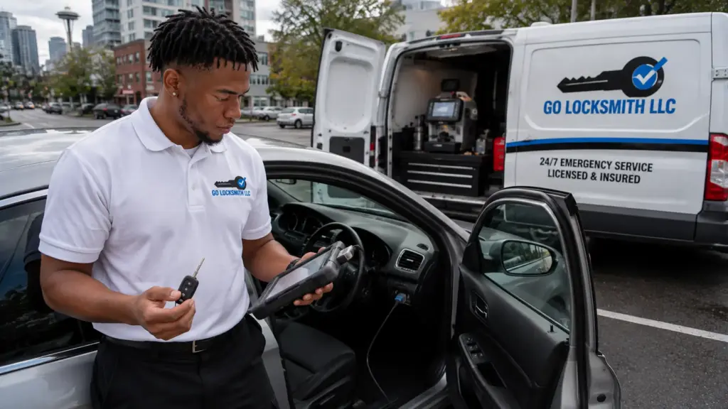 Car key duplication locksmith